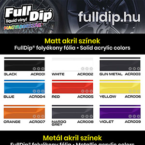 fulldip akril színek