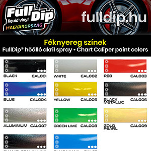 fulldip féknyereg színek