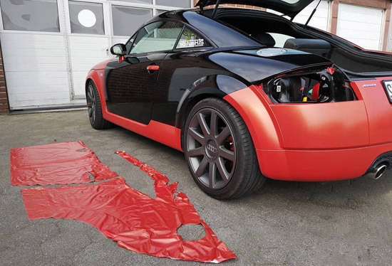 fulldip fólia autóra