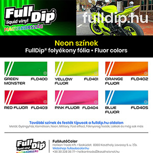 fulldip neon színek